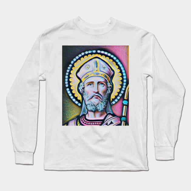 Anselm of Canterbury Portrait | Anselm of Canterbury Artwork 10 Long Sleeve T-Shirt by JustLit